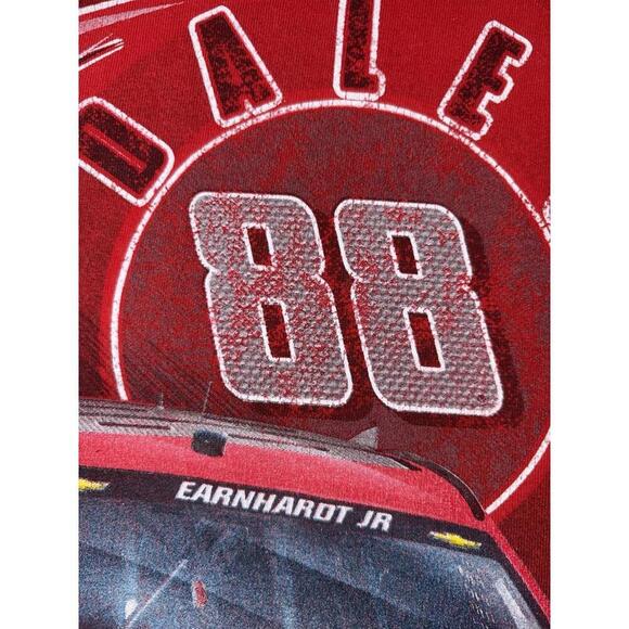 Dale Earnhardt Jr. 88 Adult 3XL Red TShirt NASCAR Hendrick Motors 2016 2-Sided - Picture 4 of 12